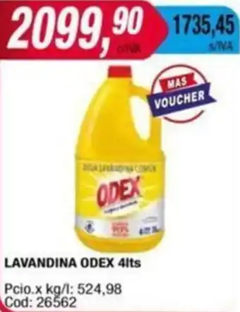 Maxiconsumo LAVANDINA ODEX 4lt oferta