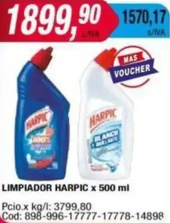 Maxiconsumo LIMPIADOR HARPIC x 500ml oferta
