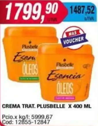 Maxiconsumo CREMA TRAT. PLUSBELLE X 400ML oferta