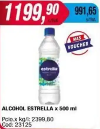 Maxiconsumo ALCOHOL ESTRELLA x 500ml oferta