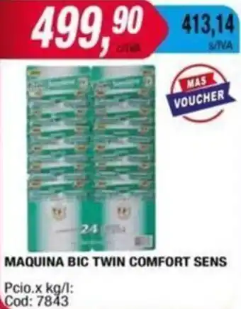 Maxiconsumo MAQUINA BIC TWIN COMFORT SENS oferta
