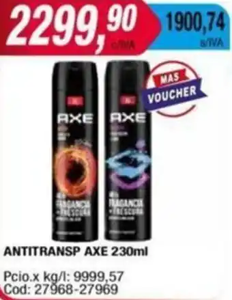 Maxiconsumo ANTITRANSP AXE 230ml oferta