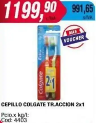 Maxiconsumo CEPILLO COLGATE TR.ACCION 2x1 oferta