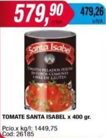Maxiconsumo TOMATE SANTA ISABEL x 400gr oferta