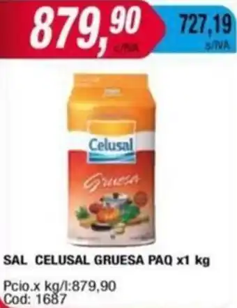 Maxiconsumo SAL CELUSAL GRUESA PAQ x1kg oferta