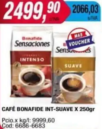 Maxiconsumo CAFÉ BONAFIDE INT-SUAVE X 250gr oferta