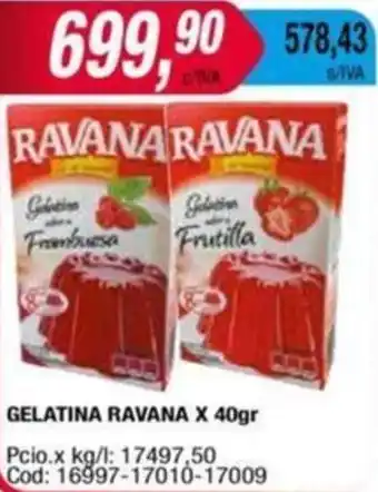 Maxiconsumo GELATINA RAVANA X 40gr oferta