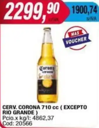 Maxiconsumo CERV. CORONA 710cc oferta