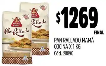 Supermercados Yaguar PAN RALLADO MAMÁ COCINA X 1KG oferta
