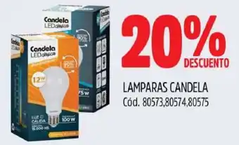 Supermercados Yaguar LAMPARAS CANDELA oferta