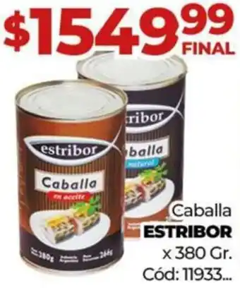 Diarco Caballa ESTRIBOR x 380GR oferta