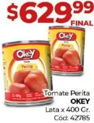 Diarco Tomate Perita OKEY Lata x 400gr oferta