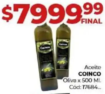 Diarco Aceite COINCO Oliva x 500ML oferta