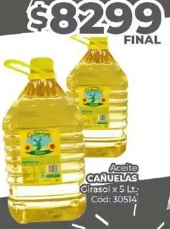 Diarco Aceite CANUELAS Girasol x 5lt oferta