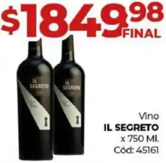 Diarco Vino IL SEGRETO x 750ml oferta