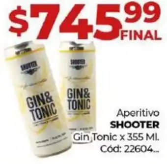 Diarco Aperitivo SHOOTER Gin Tonic x 355ml oferta