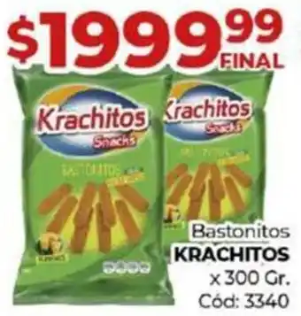 Diarco Bastonitos KRACHITOS x 300gr oferta