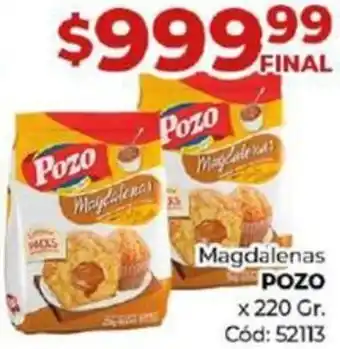 Diarco Magdalenas POZO x 220gr oferta