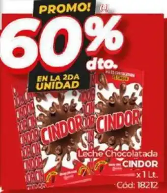 Diarco Leche Chocolatada CINDOR x 1lt oferta