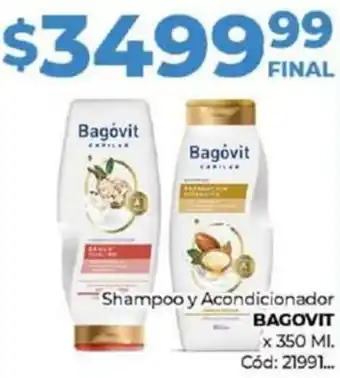 Diarco Shampoo y Acondicionador BAGOVIT x 350ML oferta
