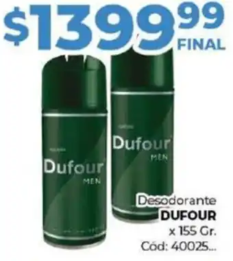 Diarco Desodorante DUFOUR x 155gr oferta