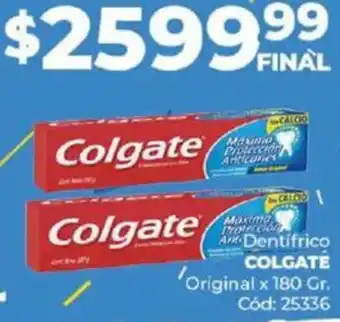 Diarco Dentifrico Colgate 'Original x 180gr oferta
