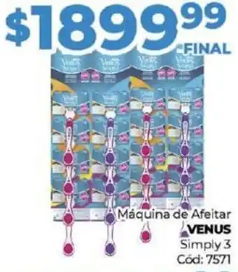 Diarco Máquina de Afeitar VENUS Simply 3 oferta