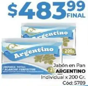 Diarco Jabón en Pan ARGENTINO Individual x 200gr oferta
