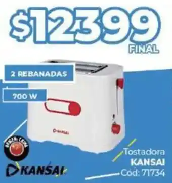 Diarco Tostadora KANSAI 700W oferta