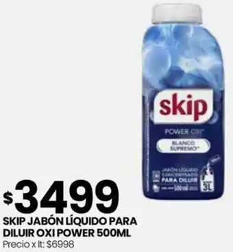 Punto Mayorista SKIP JABÓN LÍQUIDO PARA DILUIR OXI POWER 500ML oferta