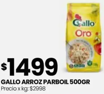 Punto Mayorista GALLO ARROZ PARBOIL 500GR oferta