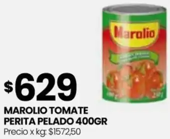 Punto Mayorista MAROLIO TOMATE PERITA PELADO 400GR oferta