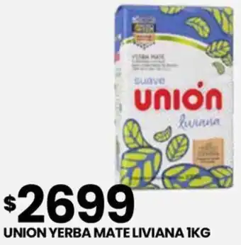 Punto Mayorista UNION YERBA MATE LIVIANA 1KG oferta