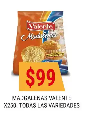 Supermercados Zeta Valente Madgalenas Enas x250. Todas Las Variedades oferta