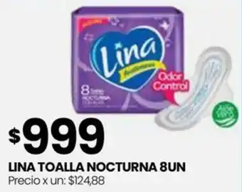 Punto Mayorista LINA TOALLA NOCTURNA 8UN oferta