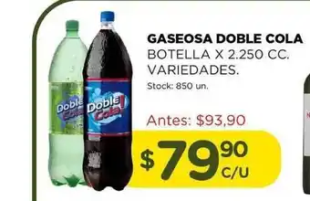 Super MAMI Doble Cola Gaseosa Botella x 2.50cc. Variedades oferta