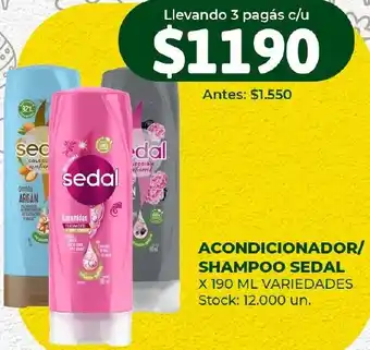Super MAMI ACONDICIONADOR/ SHAMPOO SEDAL X 190ML oferta