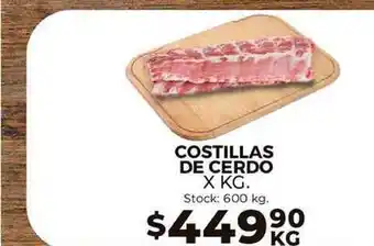 Super MAMI Costillas de Cerdo x kg oferta