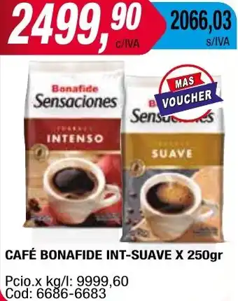 Maxiconsumo CAFÉ BONAFIDE INT-SUAVE X 250gr oferta