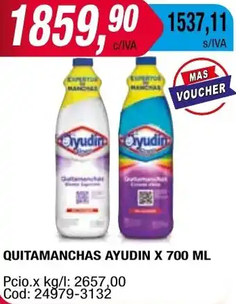 Maxiconsumo QUITAMANCHAS AYUDIN X 700ML oferta