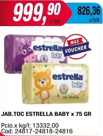 Maxiconsumo JAB.TOC ESTRELLA BABY x 75GR oferta