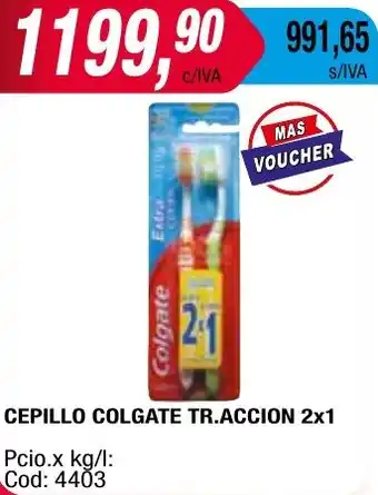 Maxiconsumo CEPILLO COLGATE TR.ACCION 2x1 oferta