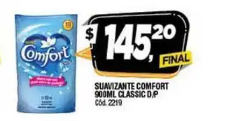 Supermercados Yaguar Comfort Suavizante 900ml Classic D/p oferta