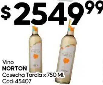Diarco Vino NORTON Cosecha Tardia x 750ml oferta