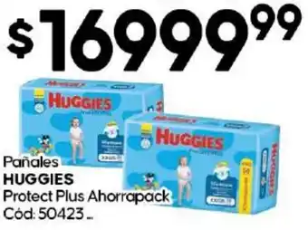 Diarco Pañales HUGGIES Protect Plus Ahorrapack oferta