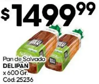 Diarco Pan de Salvado DELIPAN x 600gr oferta