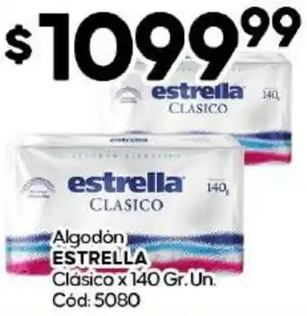 Diarco Algodón ESTRELLA Clásico x 140gr oferta