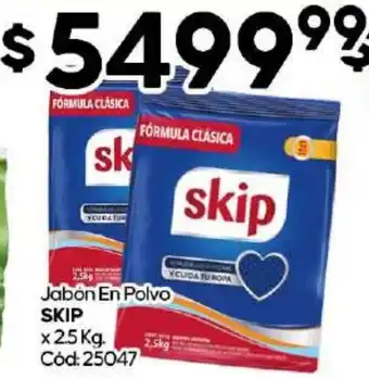 Diarco Jabon En Polvo SKIP x2.5kg oferta
