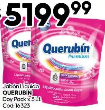Diarco Jabón Liquido QUERUBIN Doy Pack x 3lt oferta