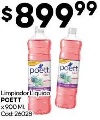 Diarco Limpiador Liquido POETT x 900ml oferta